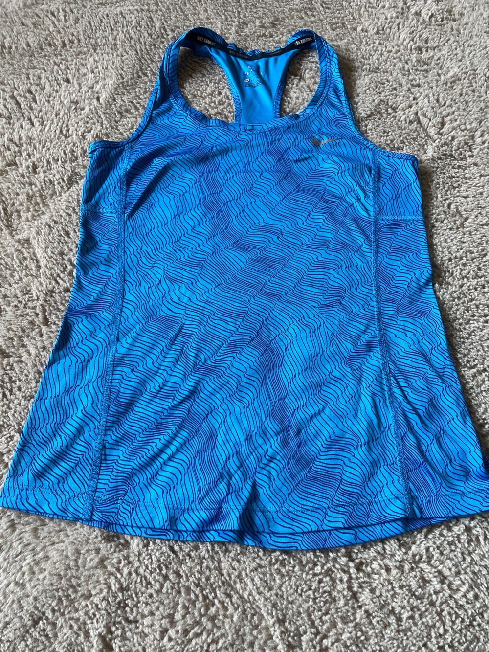 Nike Bright Blue Dri-FIT Athletic Tank